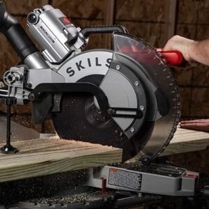 Alternative view of SKIL SPT88-01 12″ Worm Drive Dual Bevel Sliding Miter Saw