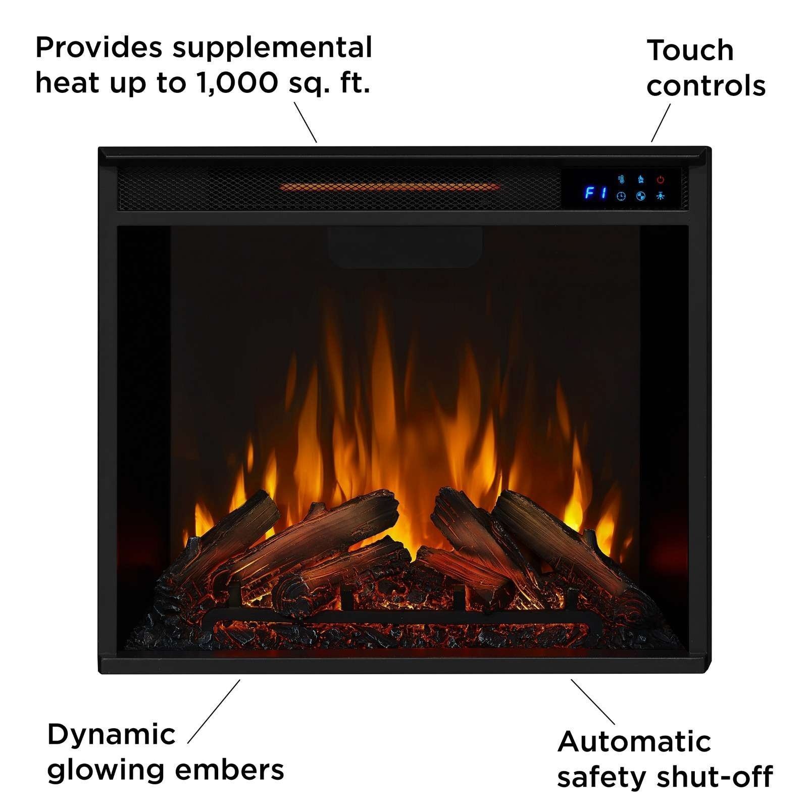 Real Flame Chateau Corner Electric Fireplace - Image 7