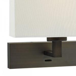Alternative view of Modena Brushed Bronze Wall Light