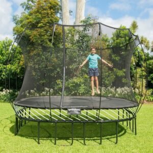 Alternative view of Springfree Kids 11 ft. Outdoor Large Square Trampoline with Enclosure