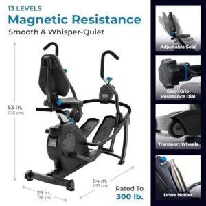 Alternative view of Teeter Freestep Recumbent Cross Trainer and Elliptical