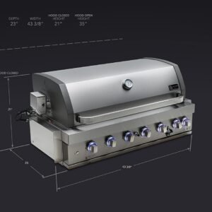 Alternative view of Mont Alpi 805 Built-In Gas Grill